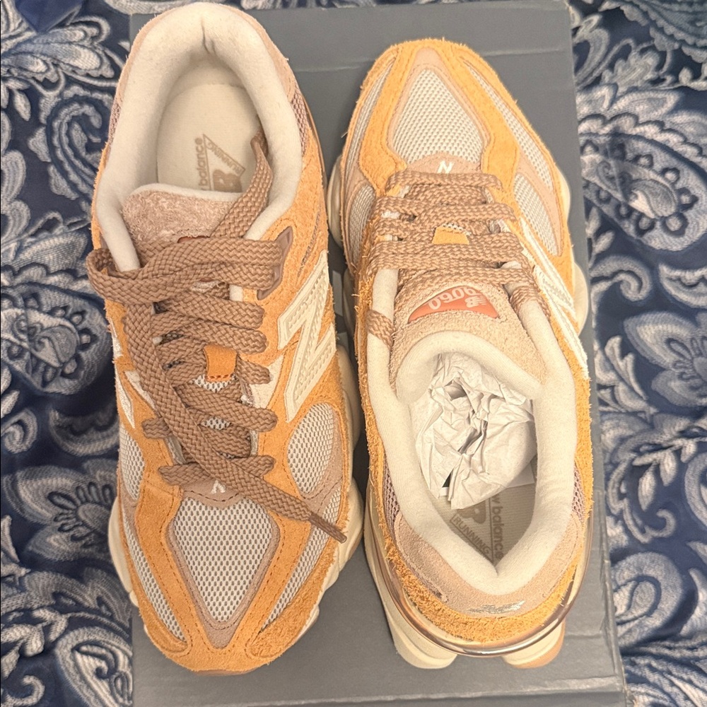 New Balance Tan and Cream Athletic Shoes - Picture 4 of 4